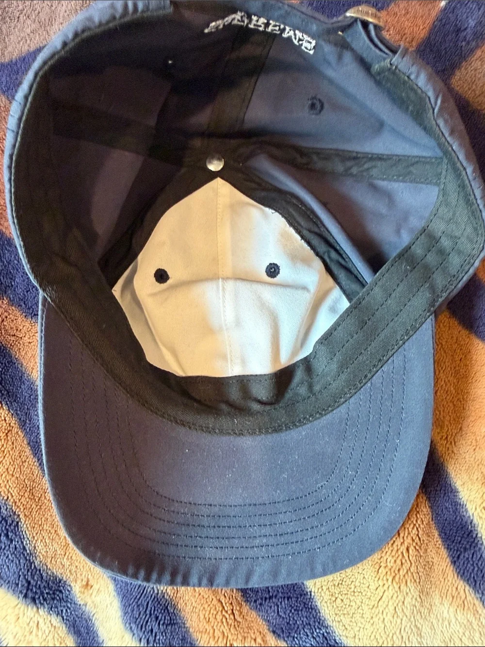 Supreme FW21 Ventile S Logo 6-Panel Strapback Hat Cap - Black